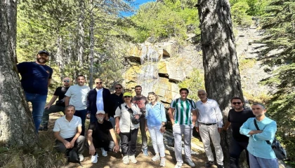 Bursalı turist rehberleri İnegöl’ün doğal ve tarihi zenginliklerini keşfetti
