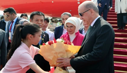 Cumhurbaşkanı Erdoğan, Şanghay İşbirliği Örgütü Zirvesi için Çin’de