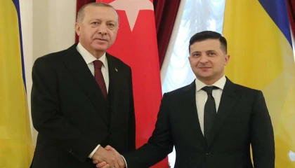 Cumhurbaşkanı Erdoğan Zelenski ile görüştü
