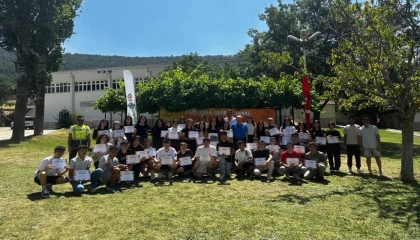 Denizli’de yüzlerce liselinin katıldığı gençlik kampı sona erdi