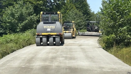 Karadağ grup yolunda toprak yol tarih oluyor