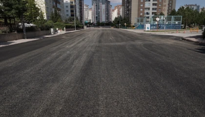 Kayseri Melikgazi’den asfalt mesaisi
