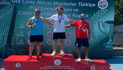 Keşanlı atlet Türkiye Masterlar’da altın madalya kazandı