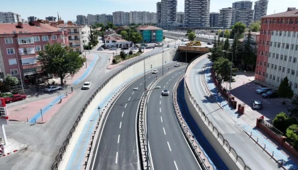 Konya’da Azerbaycan Alt Geçidi’nde asfalt yenilendi