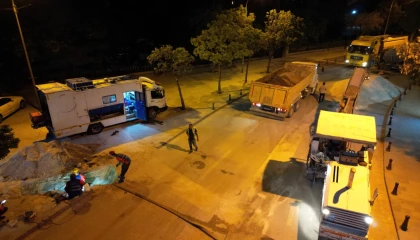 KOSKİ’den şehir merkezinde 1.678 metrelik ıslah çalışması