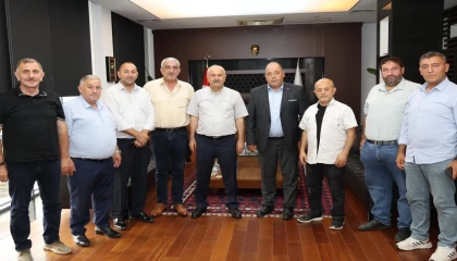 Muhtarlar Birliği’nden Başkan Büyükgöz’e ziyaret