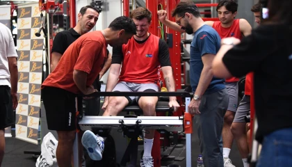 TOFAŞ’lı basketbolcular Vald performansından geçti