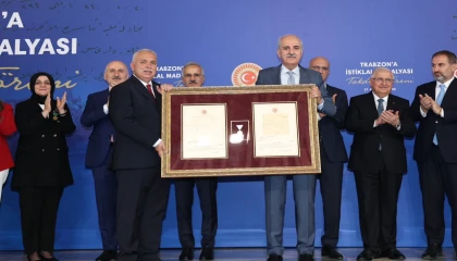 Trabzon’a 101 yıl sonra İstiklal Madalyası takdim edildi