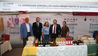 Üreten kadınlara bir destek de Trabzon’dan