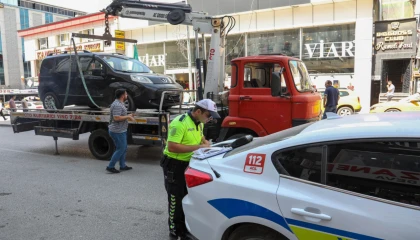 Van’da uygunsuz parka ceza yağdı