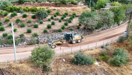 Antalya’nın kırsalında asfalt seferberliği