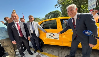 Bursa’da taksi sektöründe dijital hamle... ’Bursa Taksi’ uygulaması tanıtıldı