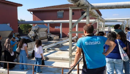 Geleceğin hekimleri atık su süreçlerini yerinde gözlemledi