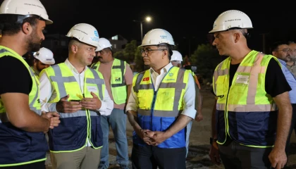 Genel Sekreter Baraçlı’dan Kocaeli’de dev projeye gece takibi