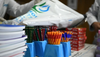 Kocaeli Çayırova’da öğrencilere kırtasiye desteği