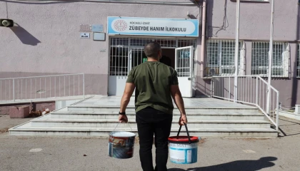 Kocaeli’de okullara son 5 yılda 550 bin litre boya desteği