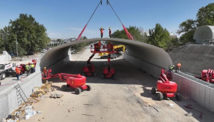 Konya’daki bu teknik Türkiye’de ilk kez deneniyor... İnşaatı süren köprülü kavşak trafiği rahatlatacak