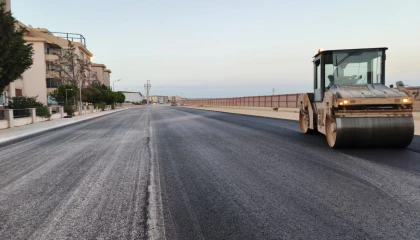 Kordon yolları asfaltlandı