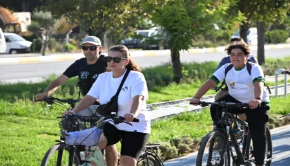 Manisa Akhisarlılar sağlıklı yaşama pedal çevirdi