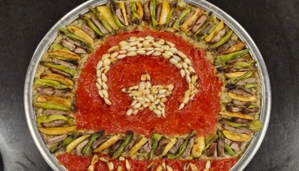 MasterChef Efe’den Türk bayrağı figürlü Tokat Kebabı!