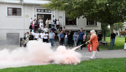 Sakarya İtfaiyesi’nde ’doğru müdahale’ eğitimi