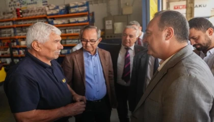 Sanayi esnafından Başkan Dutlulu’ya teşekkür