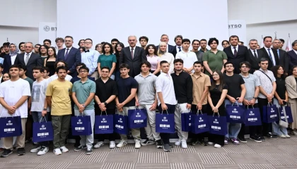 YKS’de dereceye giren Bursalı gençler BTSO’da ödüllendirildi