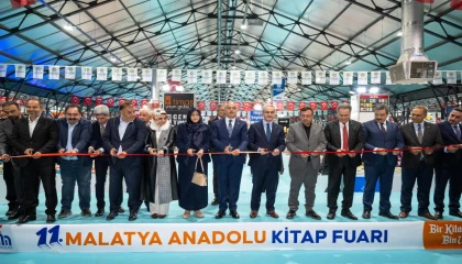 11. Malatya Anadolu Kitap ve Kültür Fuarı Kapılarını Açtı