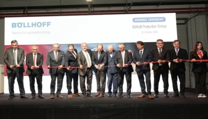 147 yıllık Alman devi İZBAŞ’ta üretime başladı