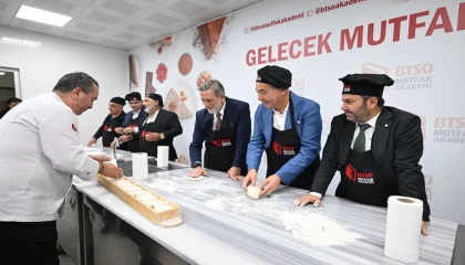 BTSO Mutfak Akademi’ye yemek sanayicilerinden tam not