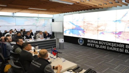 Bursa Büyükşehir, olası acil durumlara karşı hazır