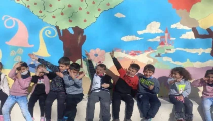 Bursa Mudanya’da köy okulu renkli eğitim yuvasına dönüştü