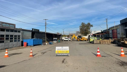 Bursa Nilüfer’de Beşevler Sanayi Sitesi’nin yolları yenileniyor