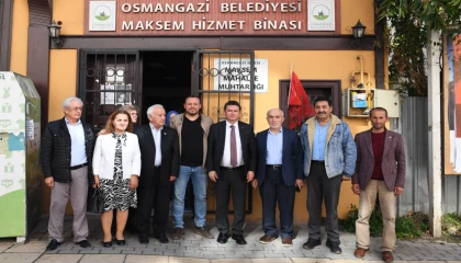 Bursa Osmangazi’de Başkan Aydın Maksem’i dinledi