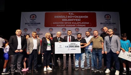 Denizli Büyükşehir’den amatör spor kulüplerine 9 Milyon TL destek