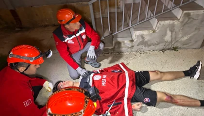 Düzce’de gerçeğini aratmayan tatbikat