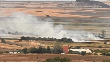 Edirne Keşan’da anız yakımına ortak tepki