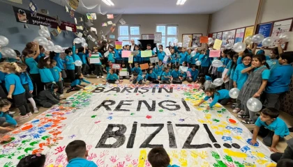 Edirne Keşan’daki okullarda Filistin’e destek etkinlikleri