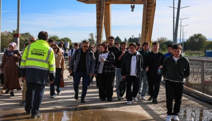 Geleceğin enerji uzmanları SASKİ’nin elektrik üretim tesislerini inceledi