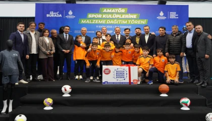 İstanbul Büyükşehir’den amatör spor kulüplerine 100 milyon TL’lik malzeme desteği
