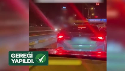 Kadın sürücüye saldıran trafik zorbası yakalandı