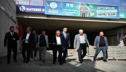 Kayseri Büyükşehir’den katlı kavşak tanıtımı