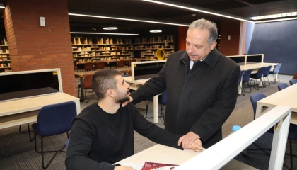 Kayseri Talas kütüphaneleri dolup taşıyor