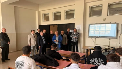 Keşan Kaymakamı Mercan’dan TOBB Proje Okulu’na ziyaret