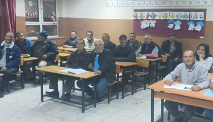 Keşan’da triportör hak sahiplerine özel okuma yazma kursu