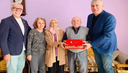 Kocaeli İzmit’te Derince’deki Kıbrıs Gazilerine vefa ziyareti