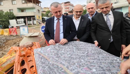 Kocaeli’de Çayırova’da projelere yakın takip