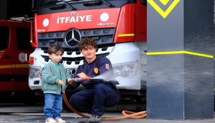 Kocaelili minikler itfaiyecilik mesleğini yakından tanıdı