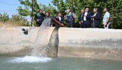 Üreticiyi sevindiren haber! 4 bin 500 dönüm alanda tarımsal sulama