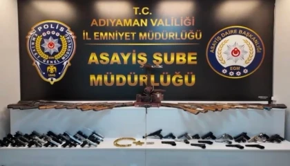 Adıyaman merkezli operasyon: 34 kişilik suç örgütü çökertildi